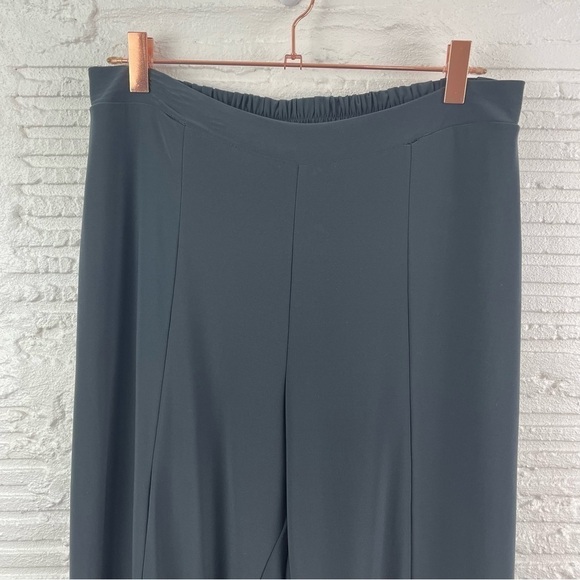 Sun Kim Andrea Pant Gray Travel Packable Trousers Size Medium - Picture 2 of 16